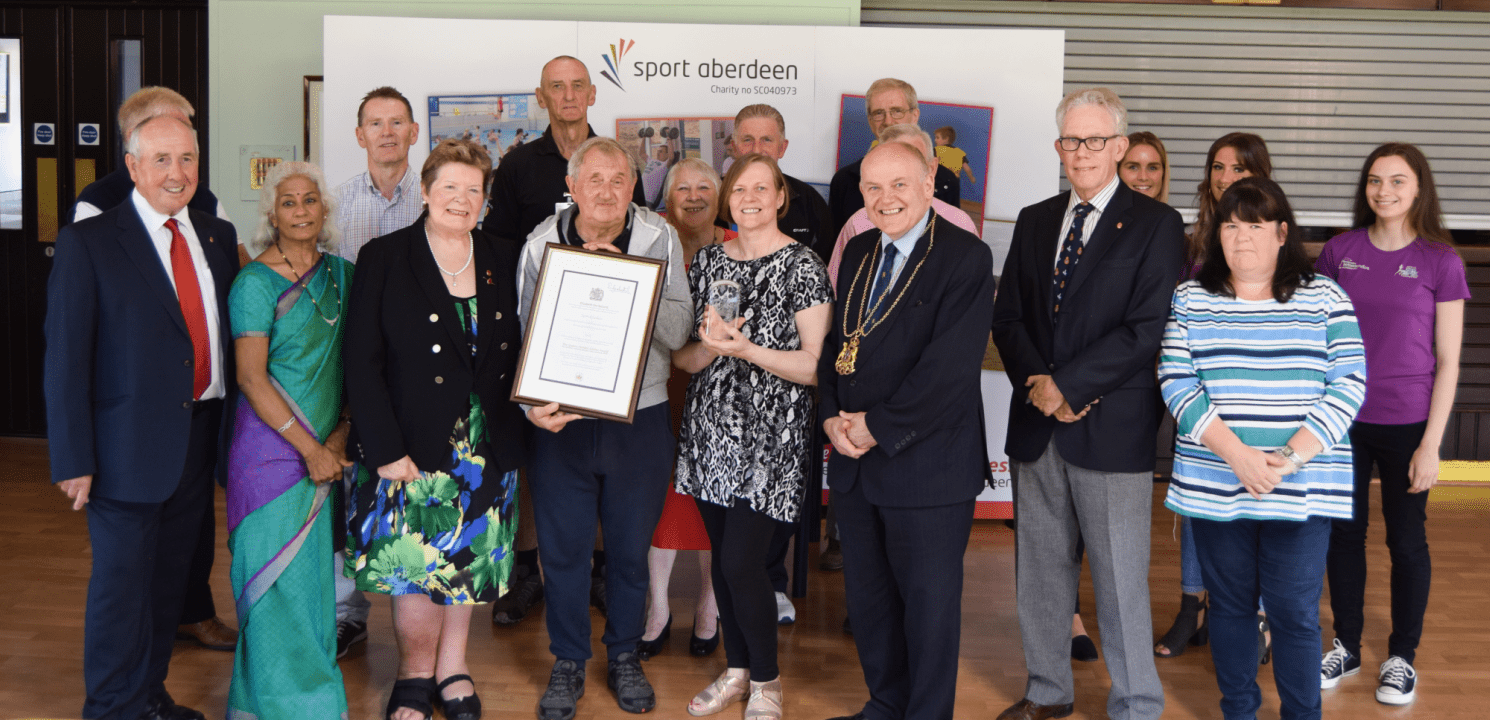 Sport Aberdeen presented with the Queen’s Award for Voluntary Service ...