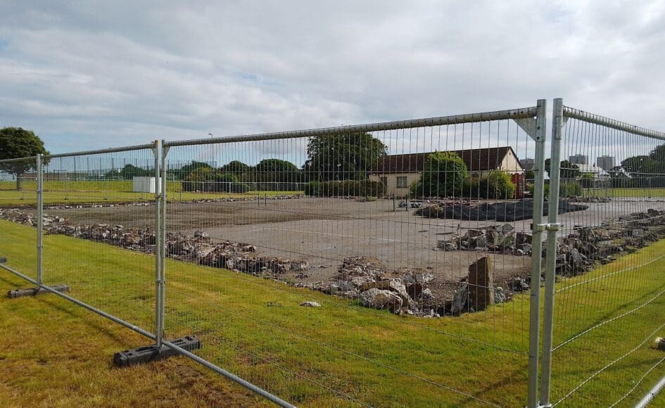 Works have started to renovate Northfield outdoor tennis courts